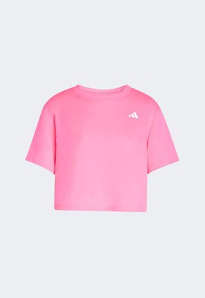 Camiseta adidas Performance Train Essentials Boxy Rosa