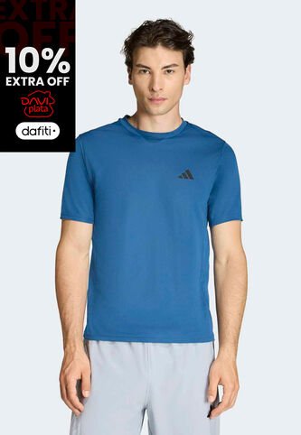 Camiseta adidas Workout Essentials  Azul adidas Performance