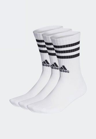 Medias Trío Blanco-Negro adidas Performance Cushioned 3 Rayas adidas Performance