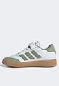 Tenis Lifestyle Blanco-Verde Oliva-Marrón adidas Sportswear Courtblock EL C de adidas Performance