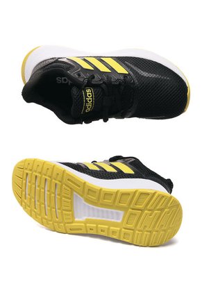 Tenis Running Negro-Blanco-Amarillo adidas Performance Runflacon k