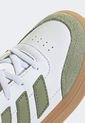 Tenis Lifestyle Blanco-Verde Oliva-Marrón adidas Sportswear Courtblock EL C de adidas Performance