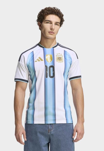 Camiseta adidas Performance Local Argentina 26 Messi Blanco