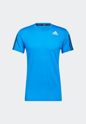 Camiseta Azul adidas Performance Aero3s Tee Pb
