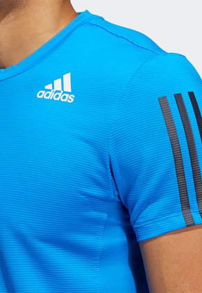 Camiseta Azul adidas Performance Aero3s Tee Pb