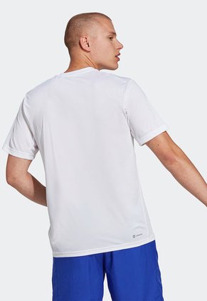 Camiseta Blanco-Negro adidas Performance Training Essentials