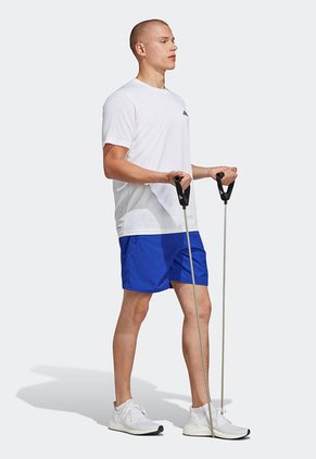 Camiseta Blanco-Negro adidas Performance Training Essentials