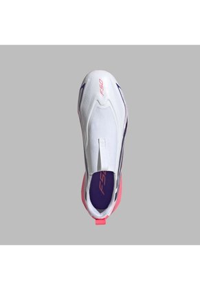 Guayos Adidas Kids F50 Hyperfast League Sin Cordones - Blanco