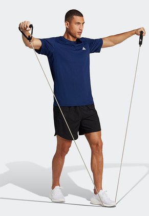 Camiseta Azul-Blanco adidas Performance Train Essentials