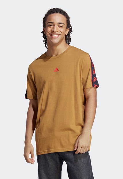 Camiseta Café-Rojo-Azul Navy adidas Performance Brandlove