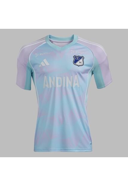 Camiseta Adidas Hombre Visitante De Millonarios FC 26 - Azul