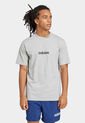 Camiseta adidas Sportswear Essentials Linear Gris de adidas Performance