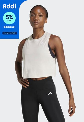 Camiseta adidas Performance Essentials Boxy Workout Beige adidas Performance