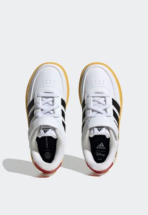 Tenis Lifestyle Blanco-Negro-Miel adidas Kids Breaknet x Mickey Mouse