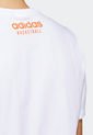 Camiseta Blanco-Rojo adidas Performance Pass Rock Basketball de adidas Performance
