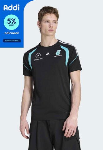Camiseta adidas Sportswear Mecánico de la escudería de fórmula 1 Mercedes - AMG Petronas Negro adidas Performance