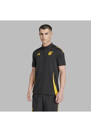 Camiseta Adidas Hombre Polo Jamaica 24/25 - Negro
