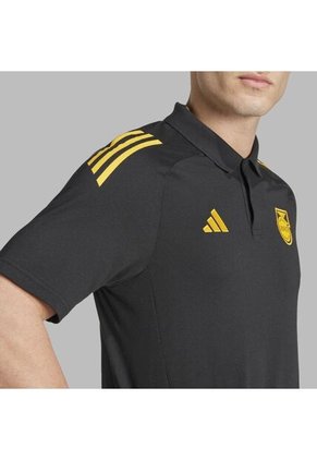 Camiseta Adidas Hombre Polo Jamaica 24/25 - Negro