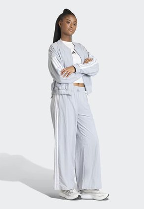 Pantalón adidas Sportswear Essentials 3 Rayas Gris