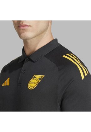 Camiseta Adidas Hombre Polo Jamaica 24/25 - Negro