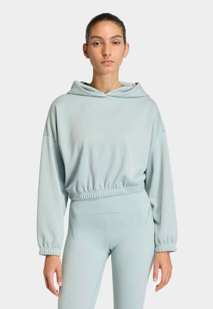 Hoodie adidas Performance Verde