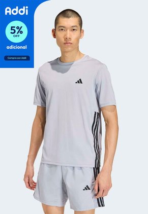 Camiseta adidas Performance Workout Essentials Base Gris