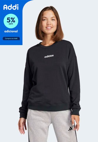 Buzo adidas Sportswear Essentials Linear Negro adidas Performance