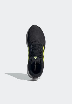 Tenis Running Negro-Blanco-Amarillo Neón adidas Performance Galaxy 6