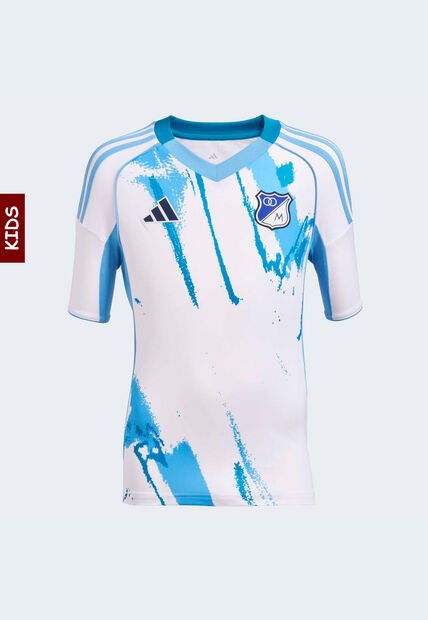 Camiseta Millonarios FC Visitante 2025 adidas Performance Blanco