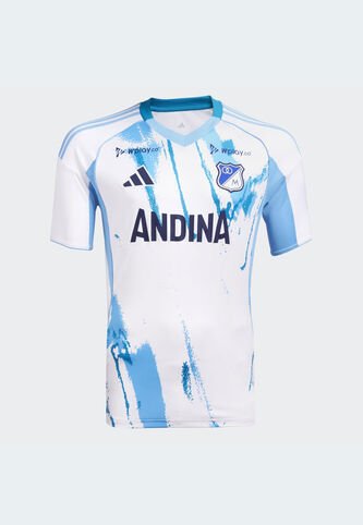Camiseta Millonarios FC Visitante 2025 adidas Performance Blanco adidas Performance