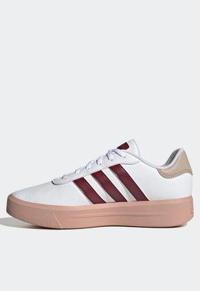 Tenis Lifestyle Blanco-Nude-Vinotinto adidas Performance Court