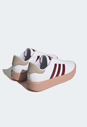 Tenis Lifestyle Blanco-Nude-Vinotinto adidas Performance Court