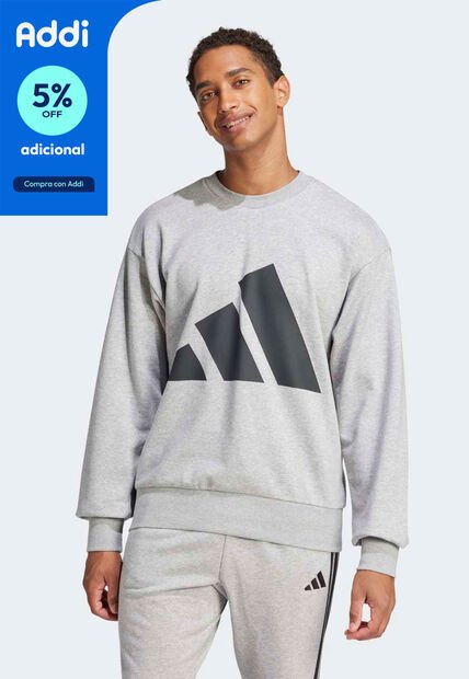 Buzo adidas Sportswear Essentials Gris