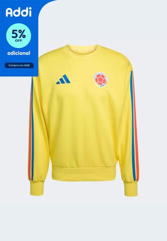 Buzo DNA Crew Selección Colombia adidas Amarillo adidas Performance