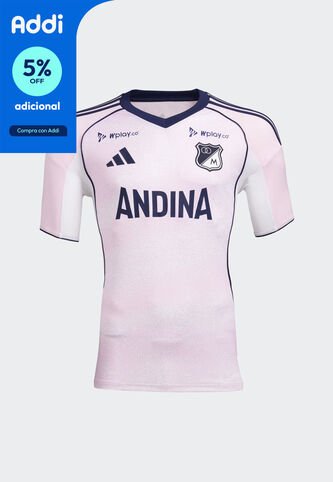 Camiseta adidas Tercera Millonarios FC 2025 Rosa adidas Performance