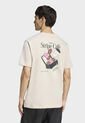 Camiseta adidas Sportswear Graphic Coffee Cafe Donut Box Beige de adidas Performance