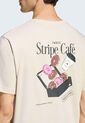 Camiseta adidas Sportswear Graphic Coffee Cafe Donut Box Beige de adidas Performance