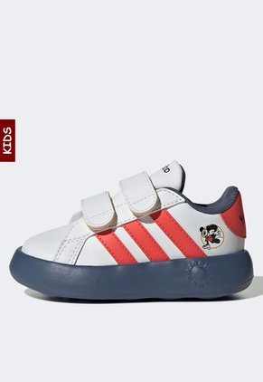Tenis Lifestyle Blanco-Azul Navy-Rojo adidas Sportswear Grand Court Mickey CF I
