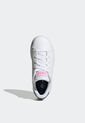 Tenis Lifestyle Blanco-Verde-Rosa adidas Kids Advantage de adidas Performance