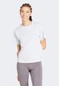 Camiseta Gris Claro-Blanco adidas Sportswear Essentials de adidas Performance