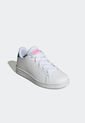 Tenis Lifestyle Blanco-Verde-Rosa adidas Kids Advantage de adidas Performance