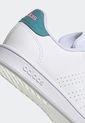 Tenis Lifestyle Blanco-Verde-Rosa adidas Kids Advantage de adidas Performance