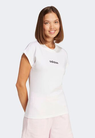 Camiseta Blanco-Negro adidas Sportswear W Lin Sj T adidas Performance