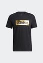 Camiseta Negro-Dorado adidas Performance M Pff T de adidas Performance