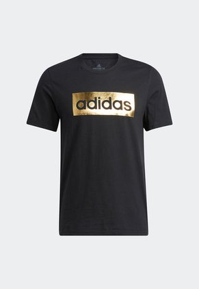 Camiseta Negro-Dorado adidas Performance M Pff T