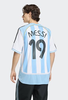 Camiseta adidas Performance Primera equipación de Argentina 2006 Messi Blanco