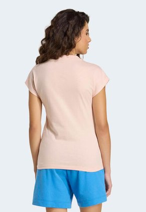 Camiseta adidas Sportswear Essentials Linear Rosa