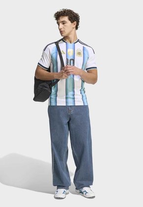 Camiseta adidas Performance Local Argentina 26 Messi Blanco