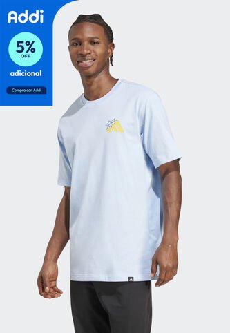 Camiseta adidas Sportswear Graphic Food Grilled Cheese Azul adidas Performance