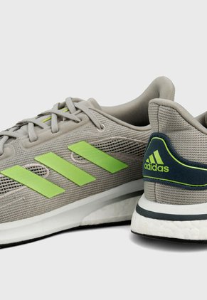 Tenis Running Gris-Verde-Azul adidas Performance Supernova
